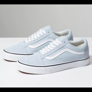 Light blue/true white Old Skool Vans